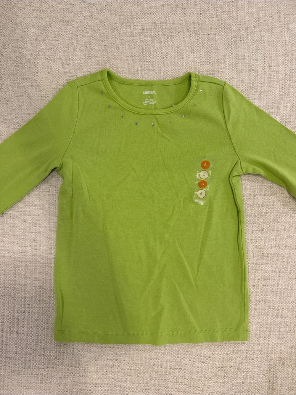 4 Gymboree Long Sleeves, Rhinestone collar.